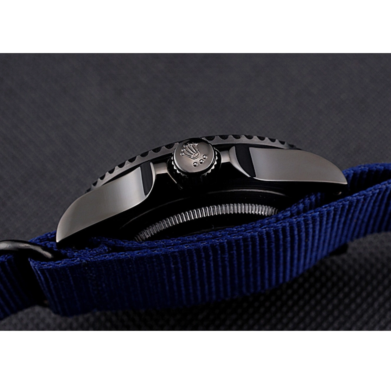 Good copy rolex watches Stealth Blue 622008 Nylon Rolex Submariner Strap 0523